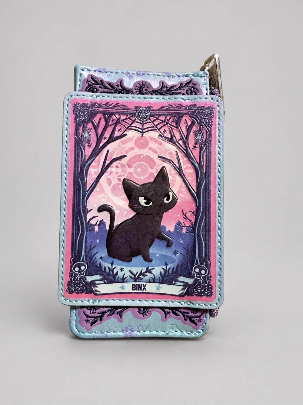 Hocus Pocus Binks Cat Wallet Pink & Purple